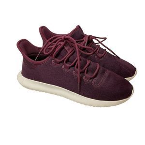 Women Size 9.5 Adidas Tubular Shadow Maroon 2017